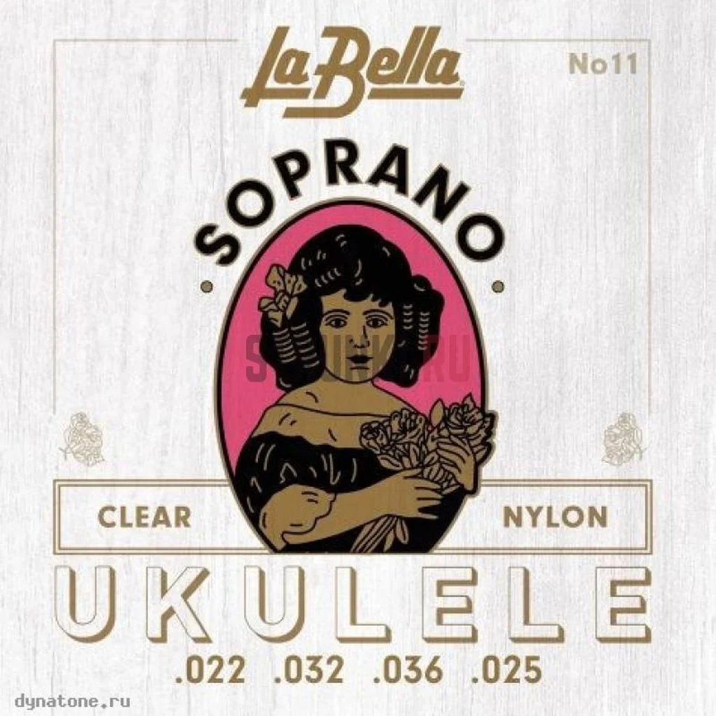 La Bella 11-SOPRANO Комплект струн для укулеле сопрано, нейлон