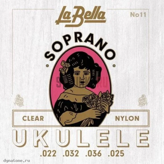 La Bella 11-SOPRANO Комплект струн для укулеле сопрано, нейлон