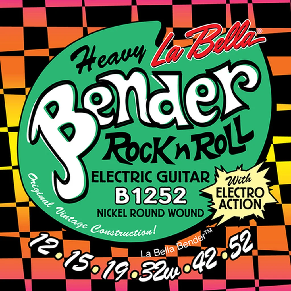 La Bella B1252 The Bender Heavy Комплект струн для электрогитары, никелированные, 12-52