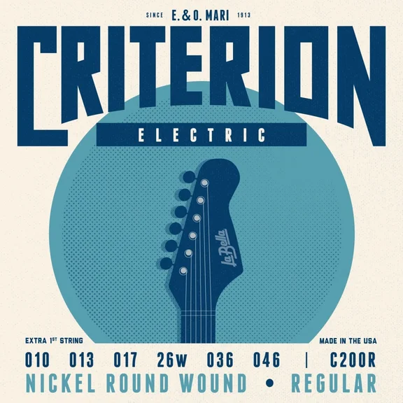 La Bella C200R Criterion Комплект струн для электрогитары 010-046