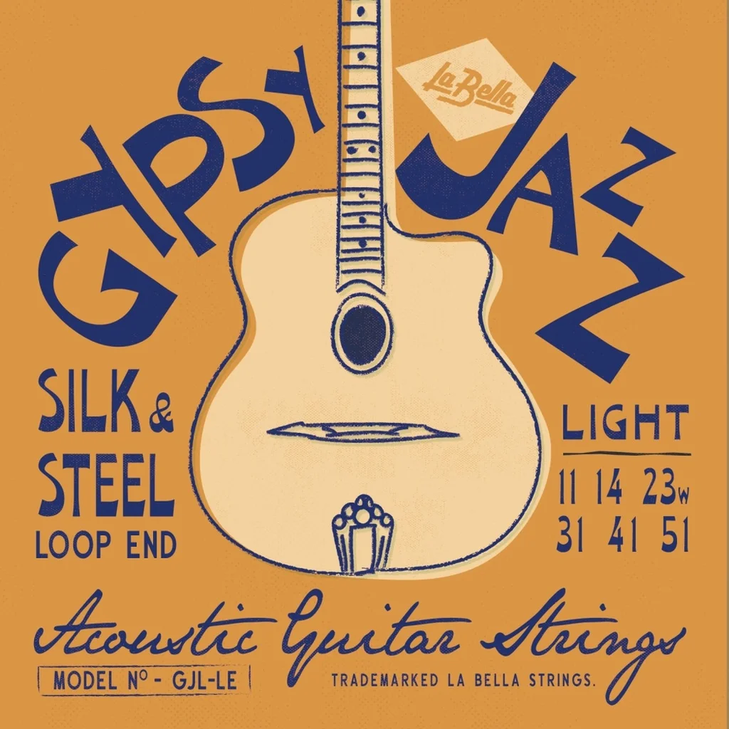 La Bella GJL-LE Gypsy Jazz Light Компект струн для акустической гитары "Цыганский Джаз",