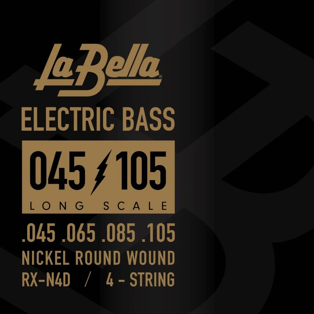 La Bella RX-N4D RX – Nickel Комплект струн для бас-гитары, никелированные, 45-105