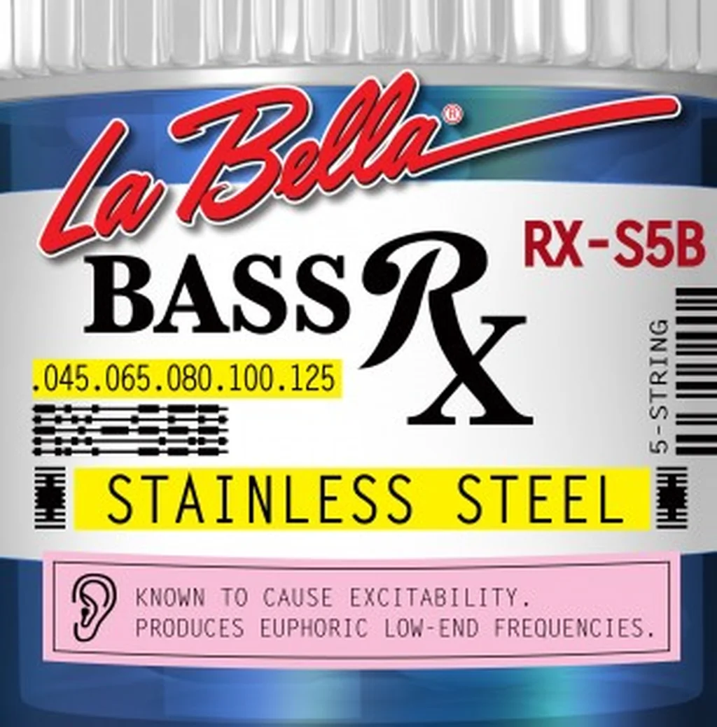 La Bella RX-S5B RX – Stainless Комплект струн для 5-струнной бас-гитары, нерж.сталь, 45-125, фото №2