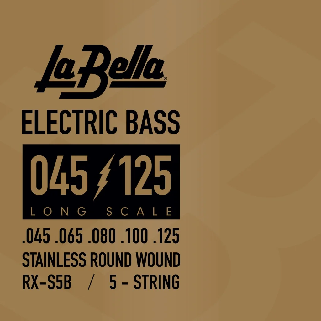 La Bella RX-S5B RX – Stainless Комплект струн для 5-струнной бас-гитары, нерж.сталь, 45-125, фото №1