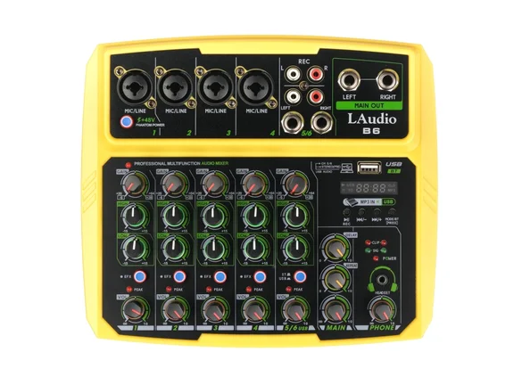 LAudio B6 Микшерный пульт аналоговый, 6 каналов