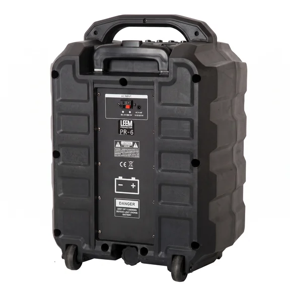 Leem PR-6 Акустическая система,портативная на колесах с аккумулятором - 3