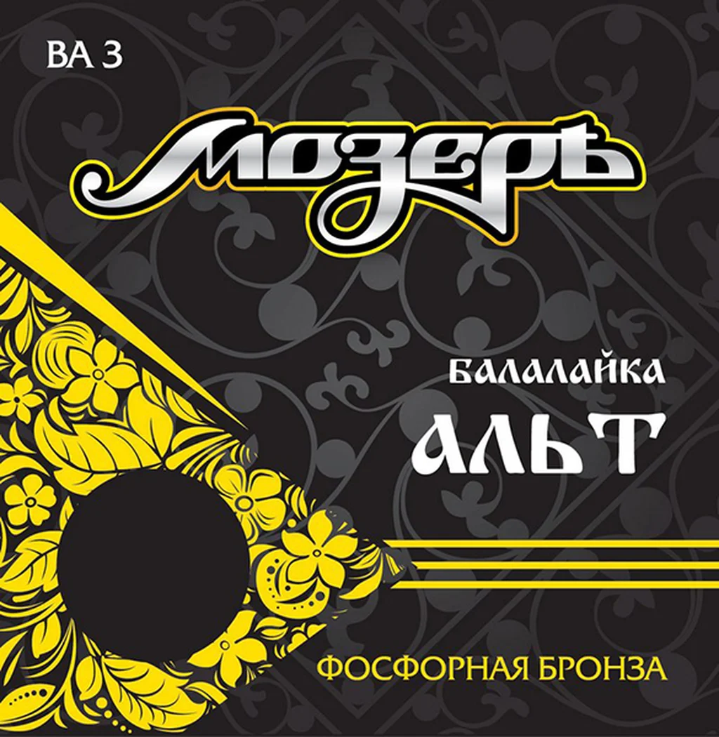 Мозеръ BA3 Комплект струн для балалайки альт