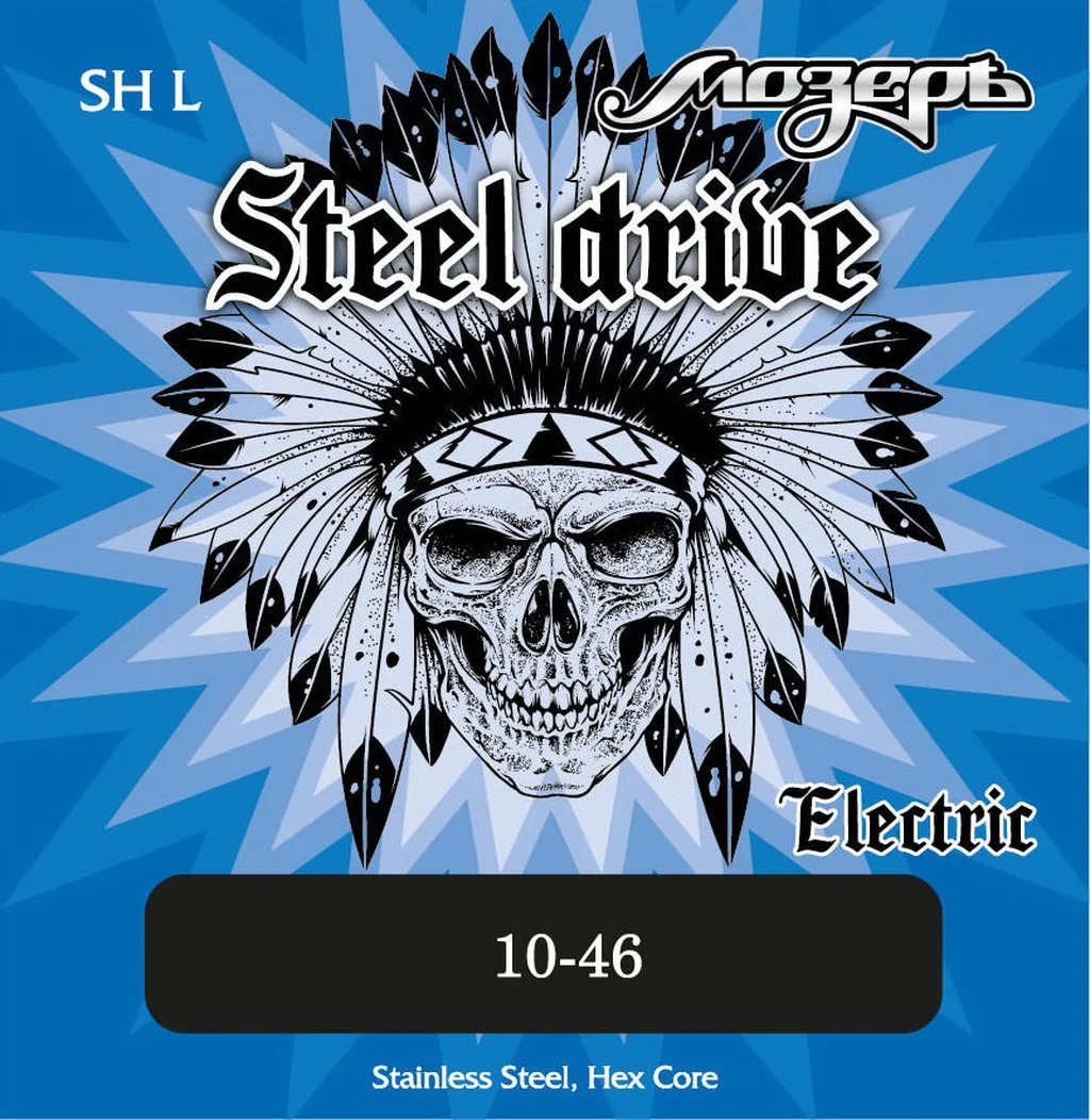 Мозеръ SH-L Steel Drive Комплект струн для электрогитары, сталь, 10-46