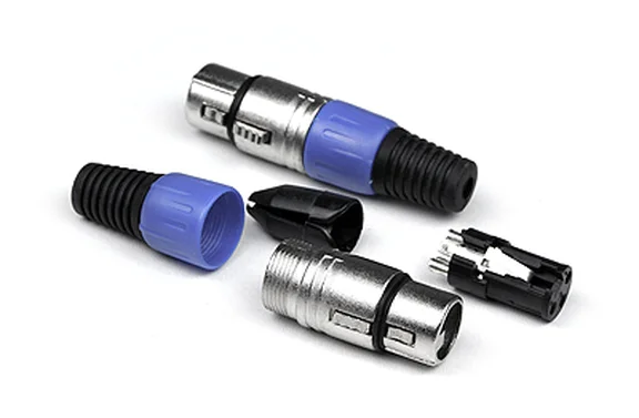Neutrik NC3FRX Разъем кабельный XLR female угловой - 1