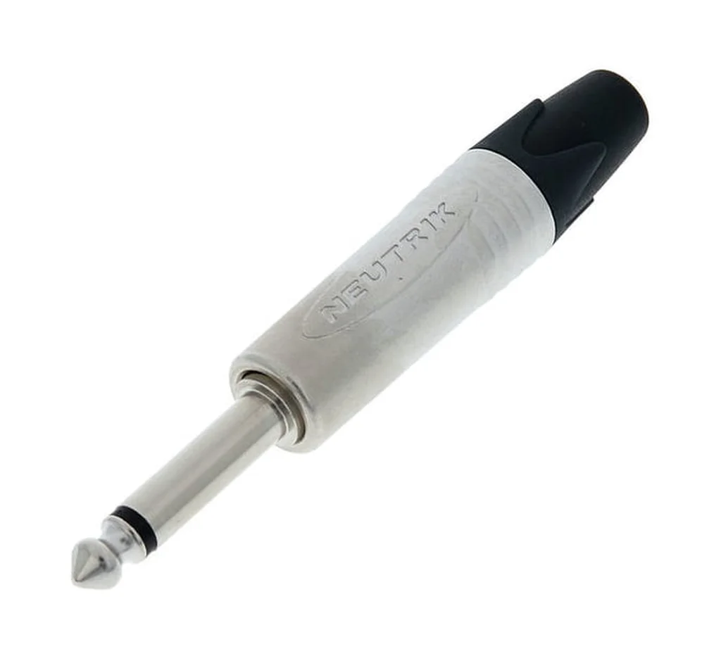 Neutrik NP2X, кабельный разъем phone jack 6.3 мм male, моно, толщина 14,5 мм