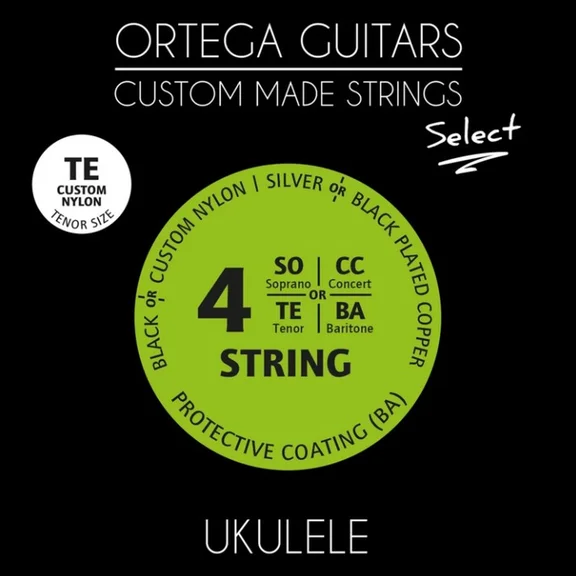 Ortega UKS-TE Select Комплект струн для укулеле тенор, с покрытием