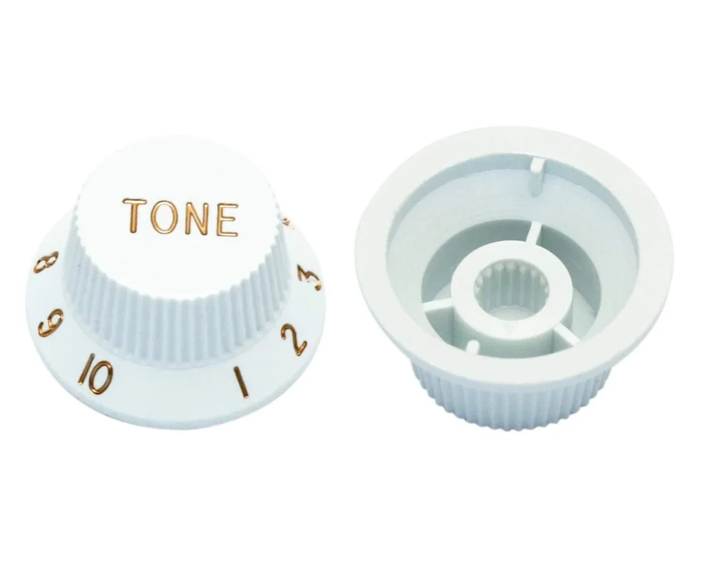 Paxphil KPT15WH Ручка потенциометра, Tone, белая,