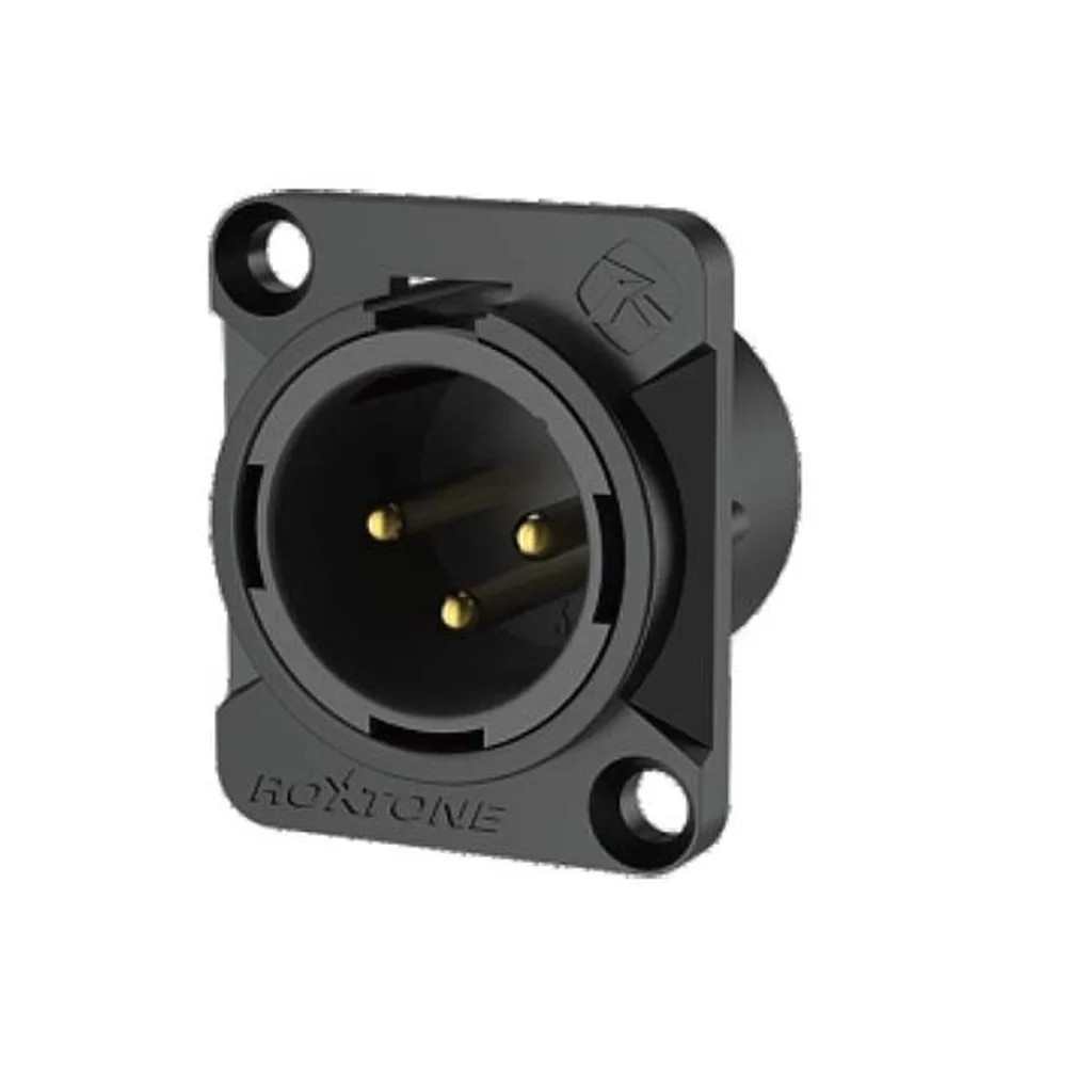 ROXTONE RX3FD-BT Разъем cannon (XLR) панельный мама 3-х контактный цвет: черный, фото №2