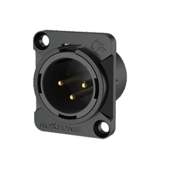 ROXTONE RX3MD-BT Разъем cannon (XLR) панельный папа 3-х контактный цвет: черный