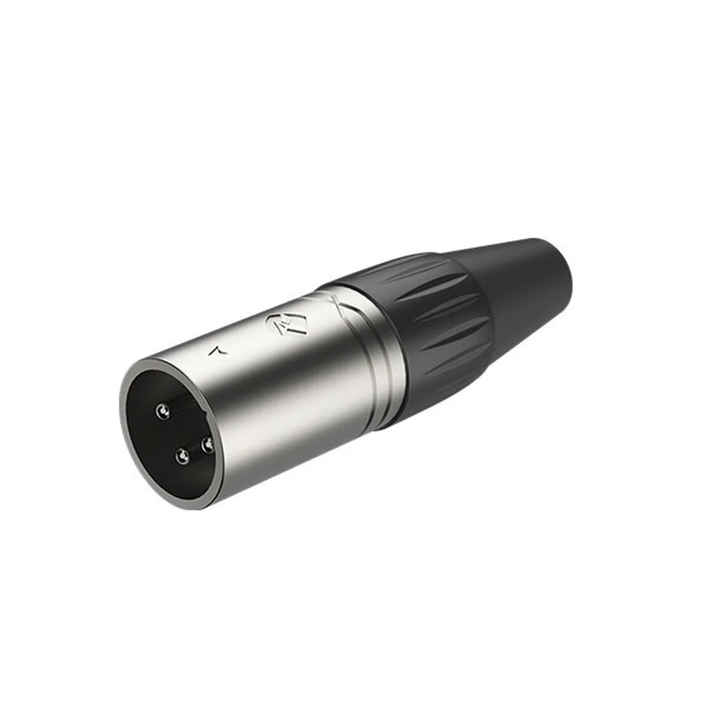 ROXTONE RX3MP-NT Разъем cannon кабельный папа 3-х контактный, 1 шт.