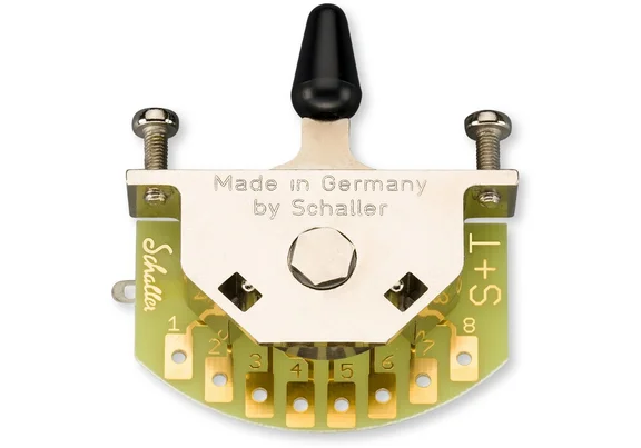 Schaller 15310001 Megaswitch T Переключатель 5-ти позиционный, Telecaster, никель