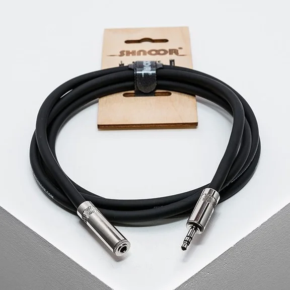 SHNOOR MJEXT-S-2m Удлинитель для наушников 3,5мм male - 3,5мм female (стерео), 2м, SHNOOR
