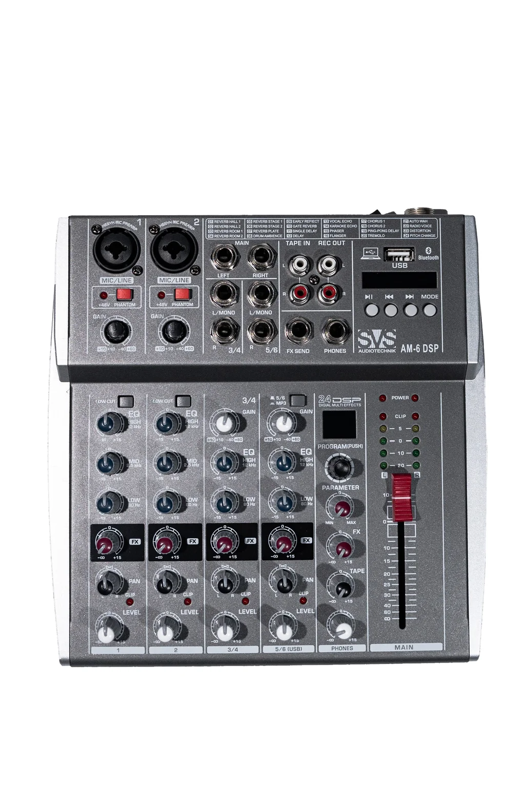 SVS Audiotechnik AM-6 DSP Микшерный пульт аналоговый, 6-х канальный