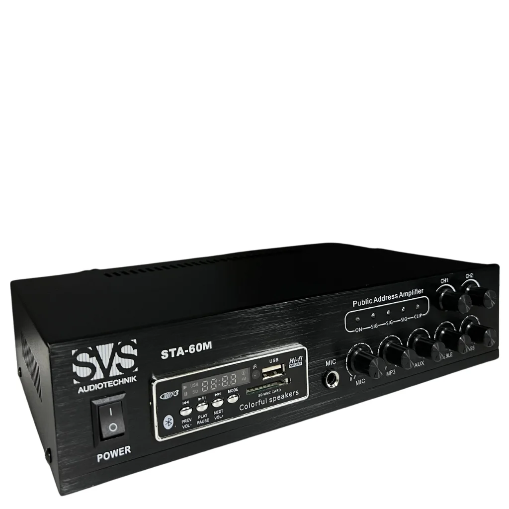 SVS Audiotechnik STA-60M Микшер-усилитель трансляционный, 60 Вт, фото №2
