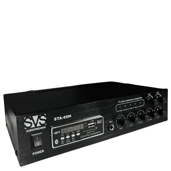 SVS Audiotechnik STA-60M Микшер-усилитель трансляционный, 60 Вт - 1