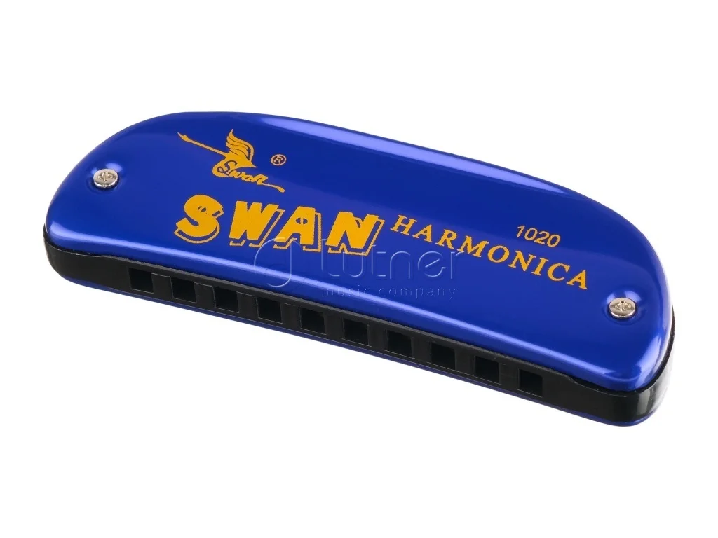 Swan SW1020-14 Губная гармошка диатоническая изогнутый корпус, фото №2