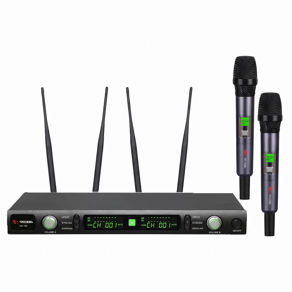 Volta US-102 с кейсом Радиосистема с двумя ручными микрофонами, фото №1