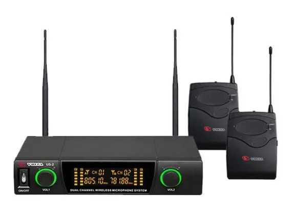 VOLTA US-2H Микрофонная радиосистема с двумя головными микрофонами UHF диапазона - 0