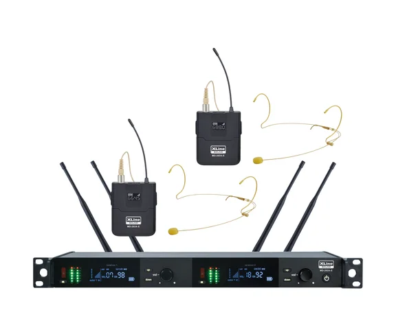XLINE MD-262A-E(NEW) Радиосистема c двумя поясными передатчиками и головными гарнитурами