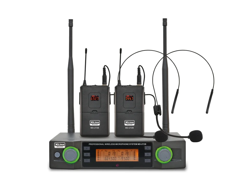 XLine MD-272B Радиосистема c 2 поясными передатчиками и головными гарнитурами