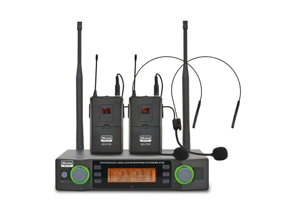 XLine MD-272B Радиосистема c 2 поясными передатчиками и головными гарнитурами